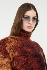 RC Roberto Cavalli Sunglasses - Fang Collection SHINY ROSE GOLD VALD01-ID237