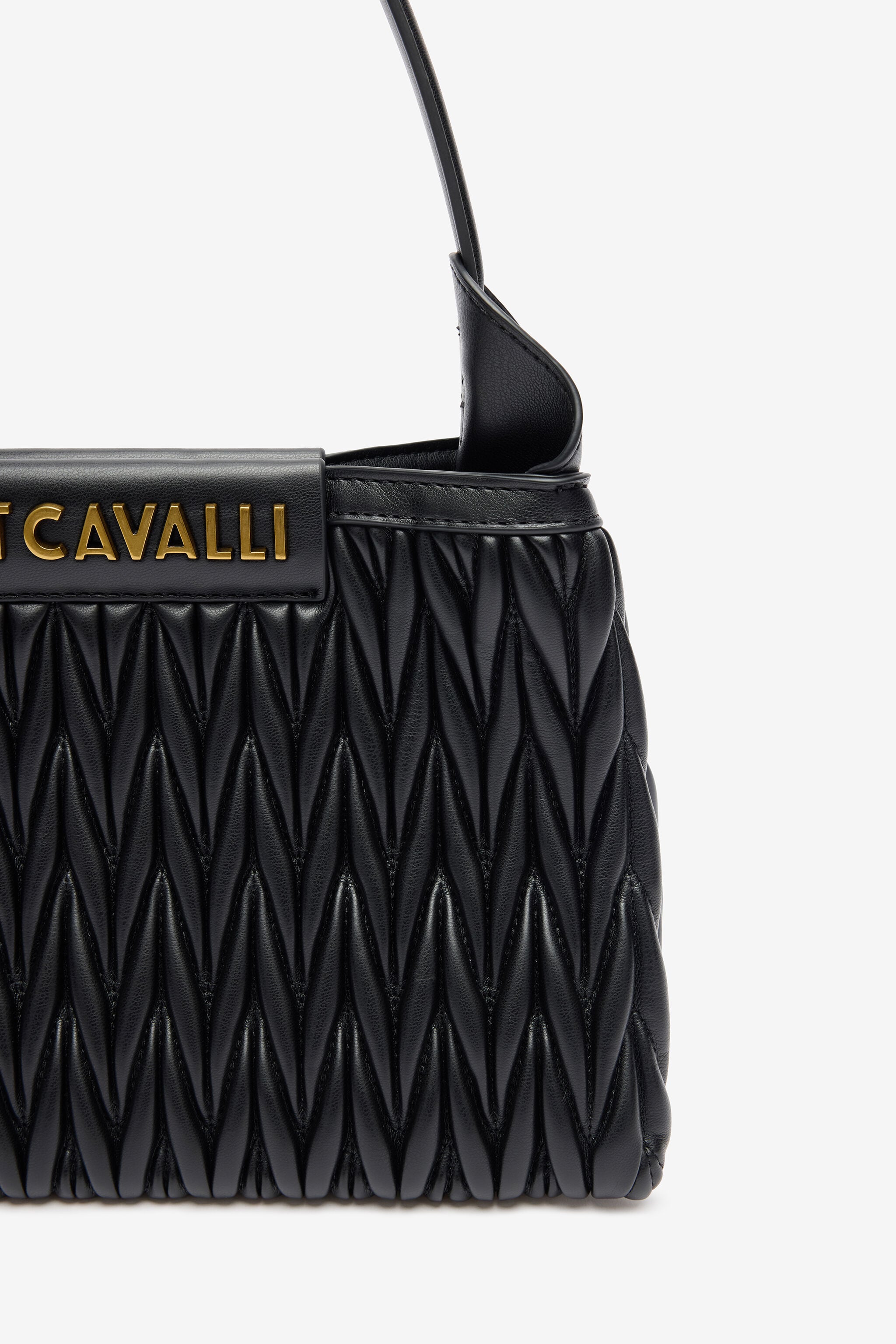 JC Bag With Metal Lettering JC Bag With Metal Lettering Black TFB061-TF426