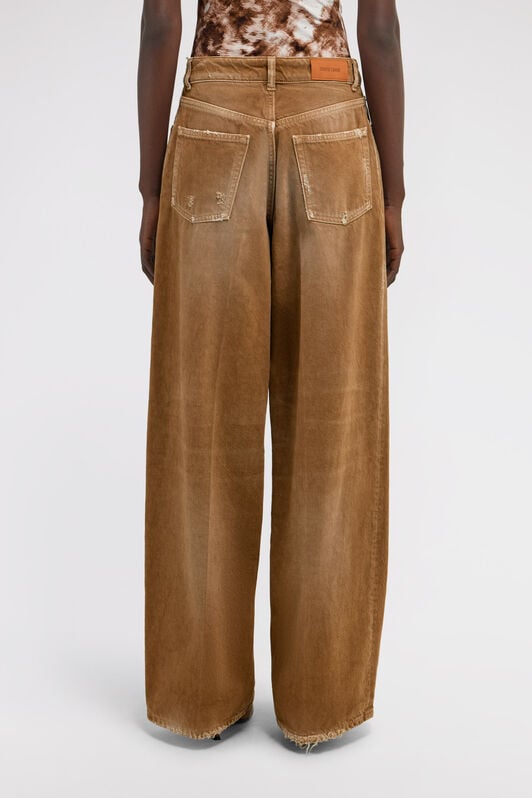 RC Wide Leg Jeans RC Wide Leg Jeans Brown TKJ207-DE001