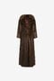 RC Faux fur with Leopard print interior RC Faux fur with Leopard print interior Dark brown RWT502-FY037