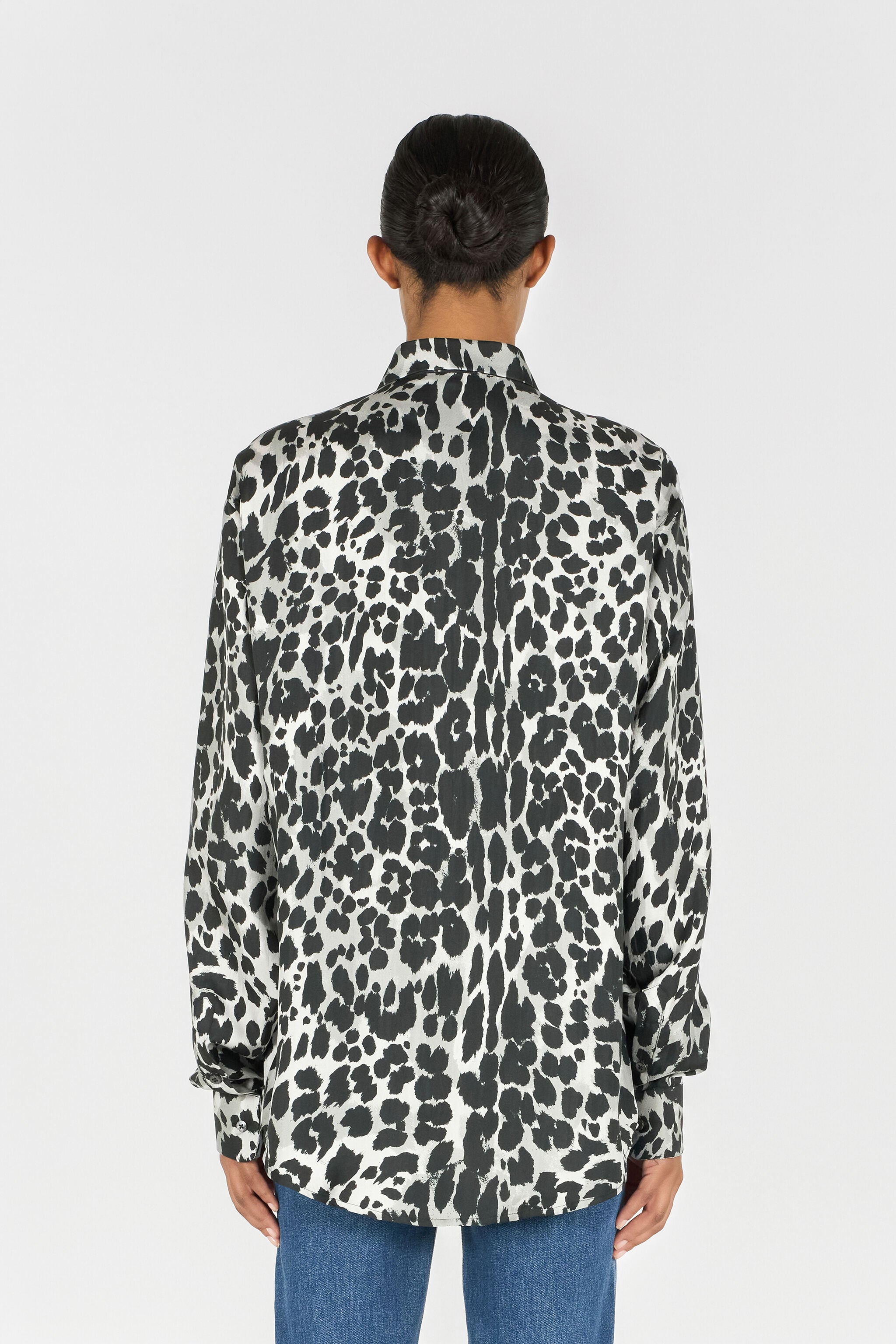 RC Jaguar Skin print shirt BLACK/WHITE OOT70A-2NO63