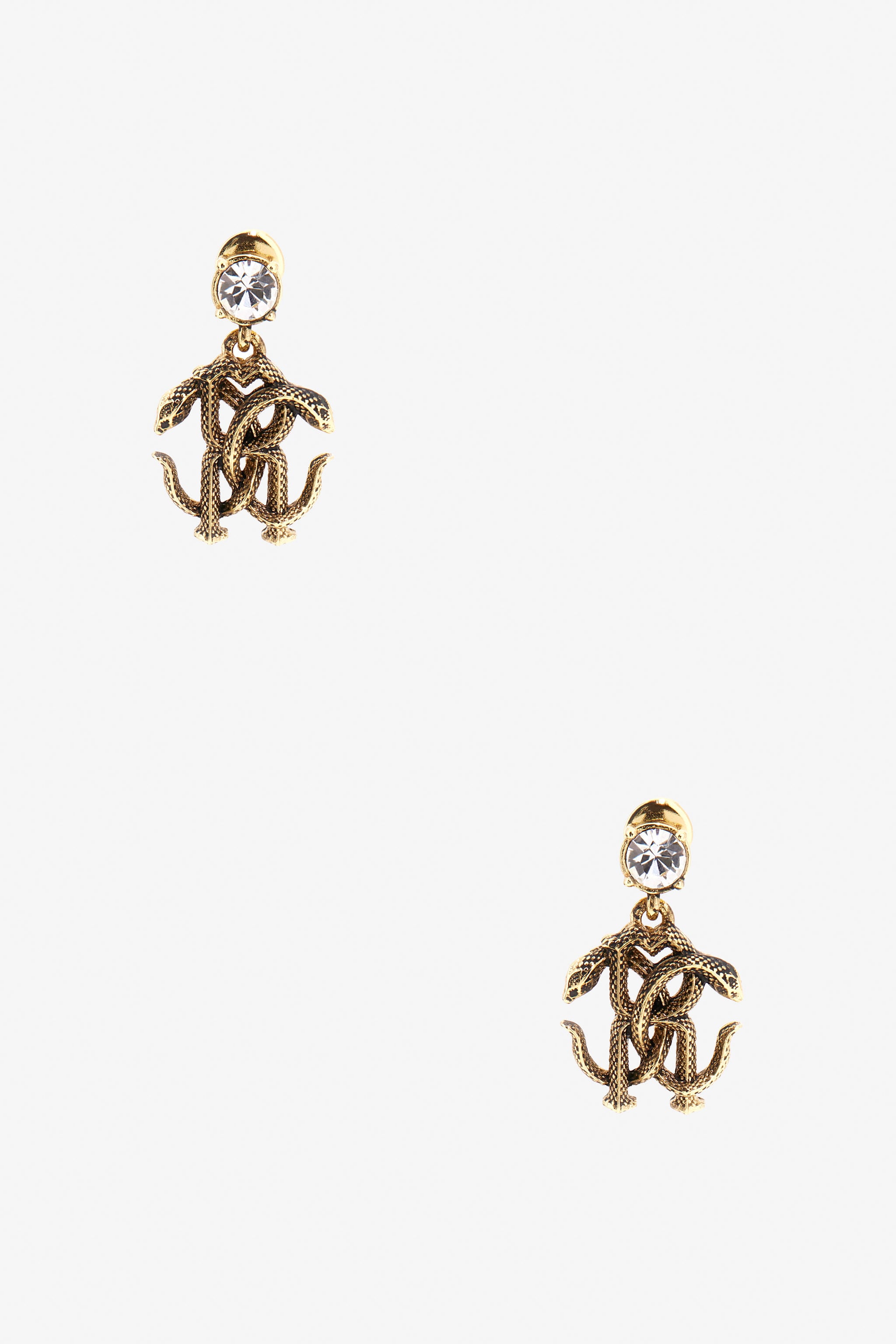 RC RC Logo Earrings RC RC Logo Earrings Gold RXG001-AM021