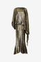 RC Robe asymétrique en lamé doré RC Robe asymétrique en lamé doré LIGHT GOLD WKT199-FT060