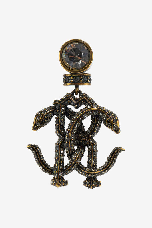 RC Earrings with Monogram RC RC Earrings with Monogram RC Gold SKG019-AM066