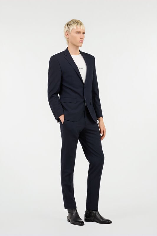 RC Dark Blue Tailored Wool Suit RC Dark Blue Tailored Wool Suit NAVY QOT40N-FEO01