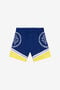 JU Short Color-Block Avec Monogram RC JU Short Color-Block Avec Monogram RC BLUE/YELLOW TJT244-CF050