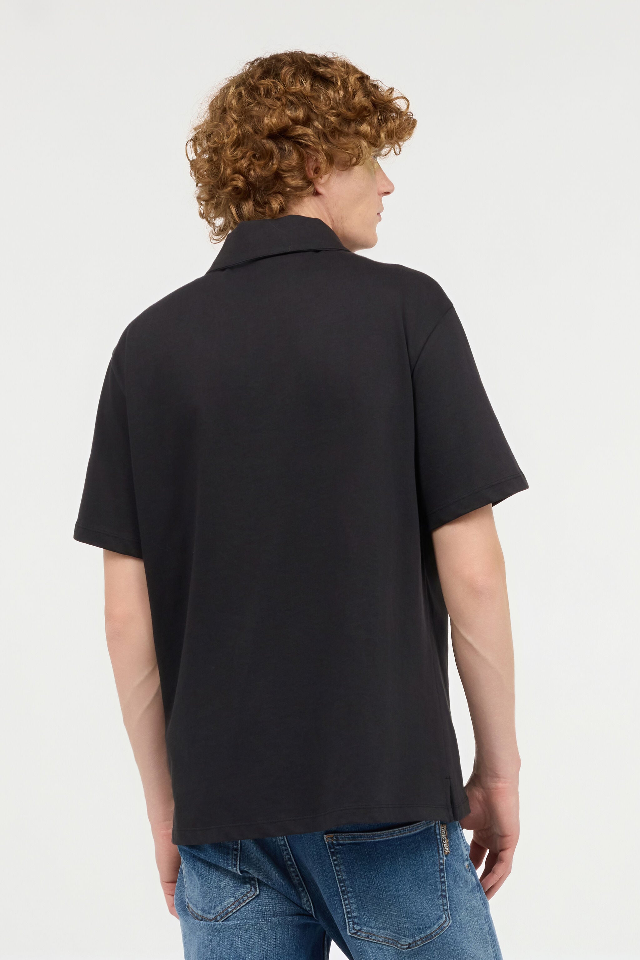 JC Polo-Shirt With Lettering JC Polo-Shirt With Lettering Black UFT022-UF042