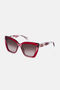 JC Einfach zu tragende Sonnenbrillen SHINY TRANSP.BORDEAU VALD30-ID272