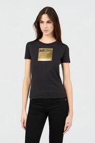 JC T-shirt noir Avec Logo BLACK/GOLD Q61459-Q0362