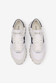 RC Zapatillas Blancas Con Logo RC WHITE/BLUE/ROCCIA SOS00H-PZA81