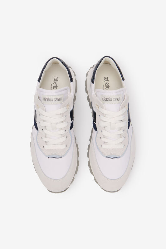 RC White Sneakers With RC Logo RC White Sneakers With RC Logo WHITE/BLUE/ROCCIA SOS00H-PZA81