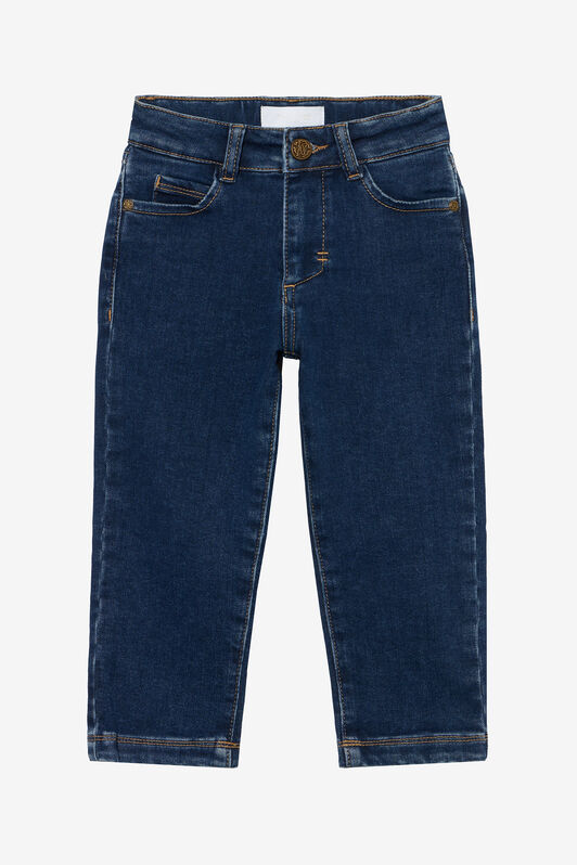 JU Pantaloni in denim blu con logo D.BLUE DK XJJ20O-D1001