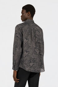 RC Camicia Stampa Python BLACK SOT70I-LG001