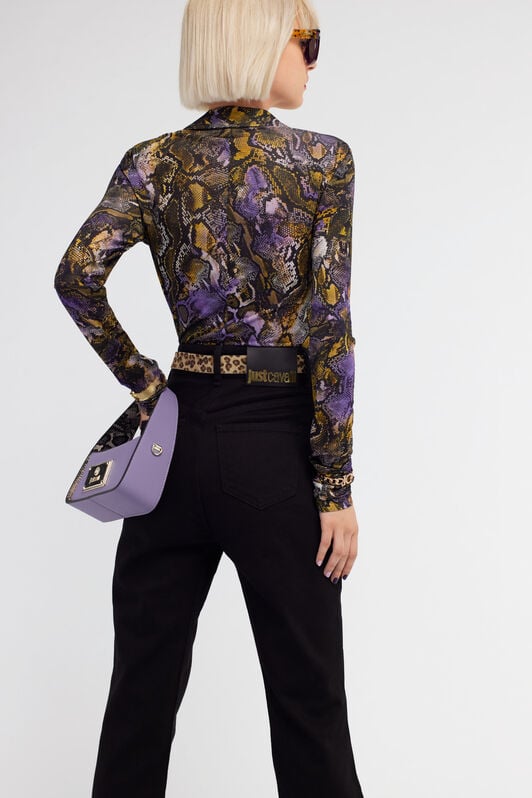 JC Just Cavalli Flared Jeans Black RKJ307-RK300