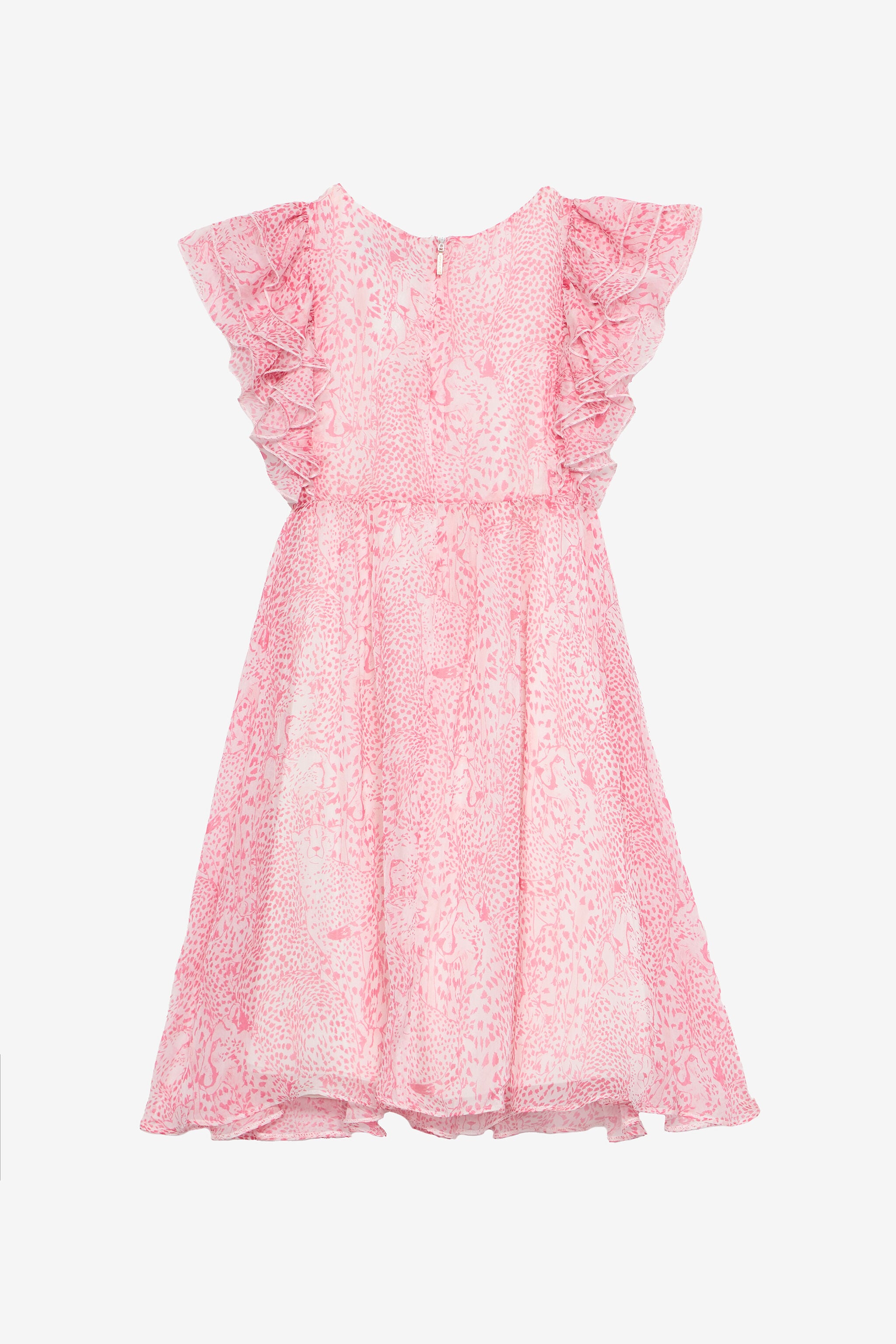 JU Cheetah-Print Dress Pink UJT10P-2NO37