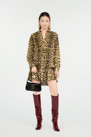 RC Leopard Print Mini Dress JAGUAR QOT10D-6DG34