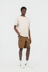 RC Beige T-Shirt with Back Snake Print WHITE SOT60B-JD005