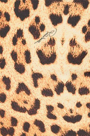 RC Pencil Skirt With Jaguar Skin Print Brown VKT301-JMP73