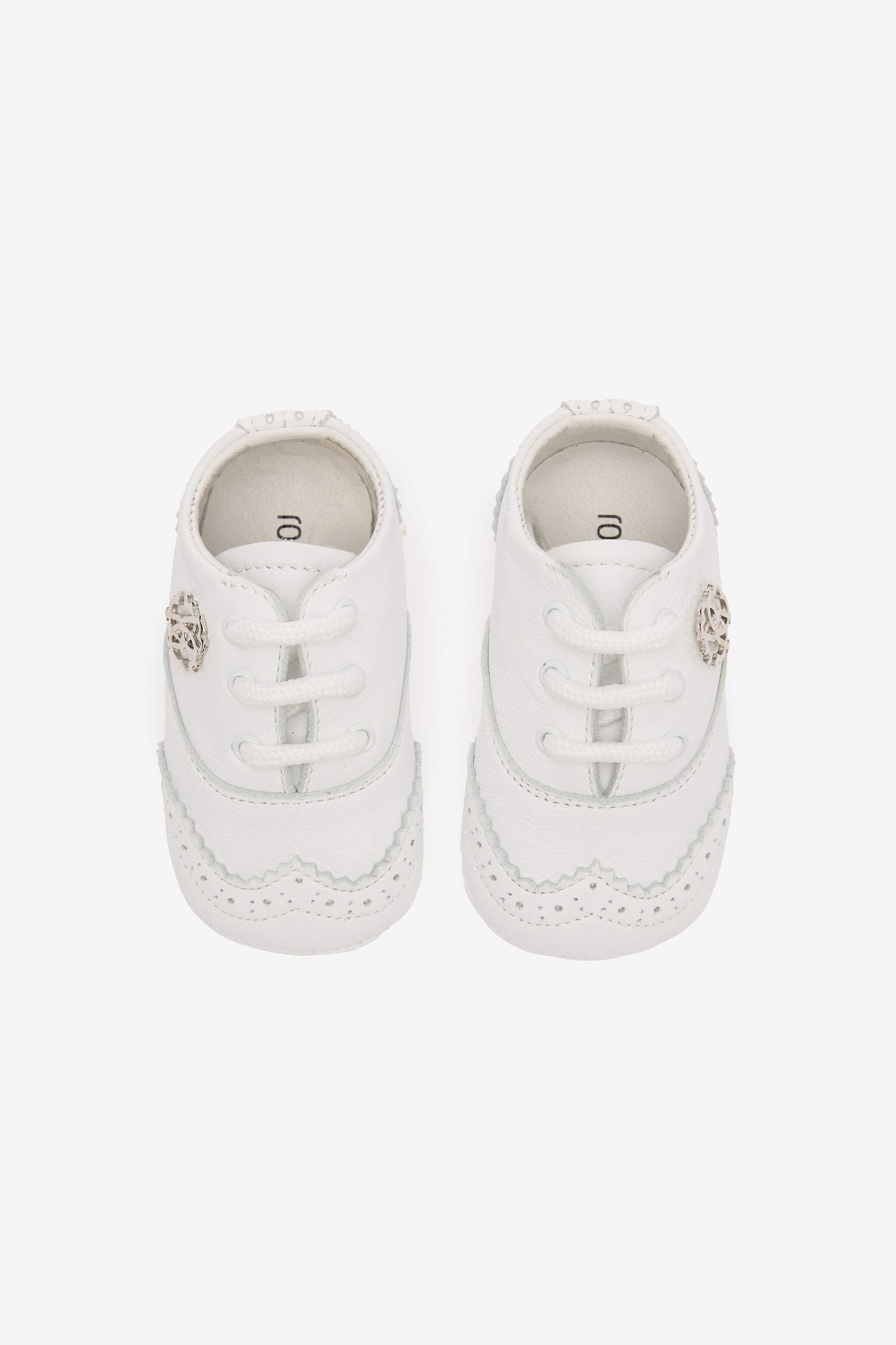 JU Mokassins im Brogue-Stil mit Schnürung JU Mokassins im Brogue-Stil mit Schnürung WHITE TJS00L-ZCJ01