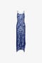 RC Zebra Print Slip Dress RC Zebra Print Slip Dress Blue TKT160-FC001