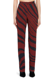 RC Pantaloni con stampa macro Zebra Rosso scuro HQT208-ORL60