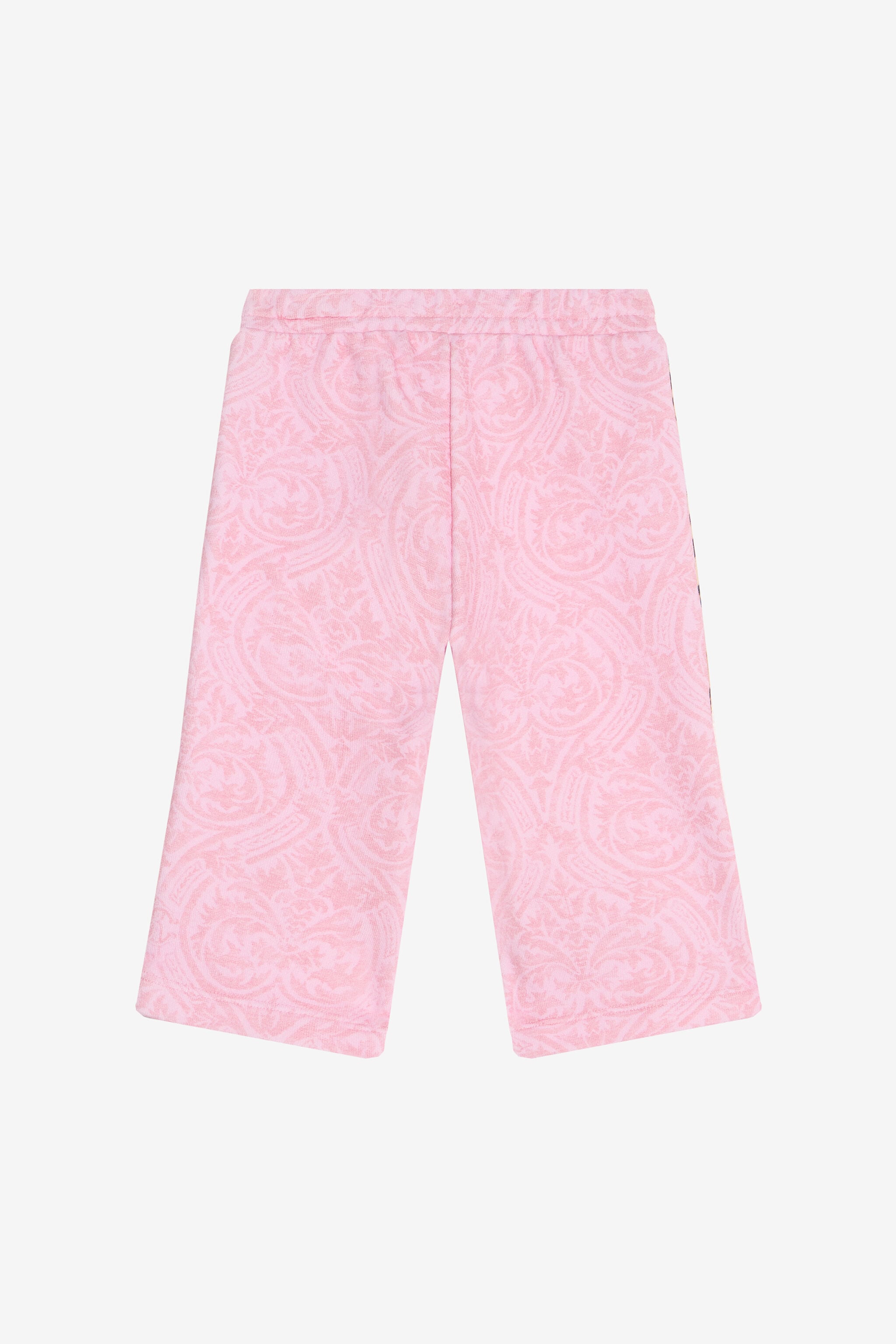 JU Pink Trousers with Leopard Side Stripe JU Pink Trousers with Leopard Side Stripe BABY ROSE VJT202-5OP28