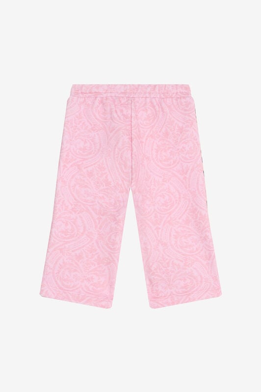 JU Pink Trousers with Leopard Side Stripe JU Pink Trousers with Leopard Side Stripe BABY ROSE VJT202-5OP28