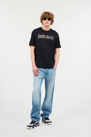 JC Jeans With Destroyed-Effect Logo Light blue UFJ001-UF021