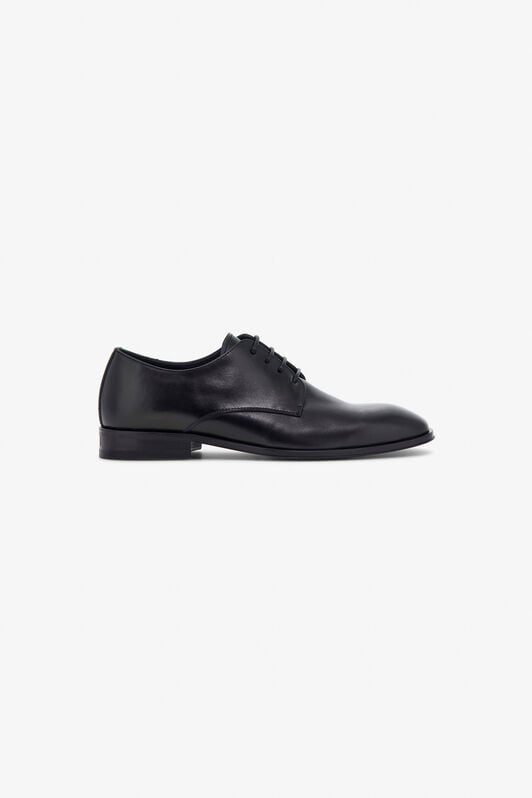 RC Black Leather Laced-Up Shoes RC Black Leather Laced-Up Shoes Black SRS011-PZA84