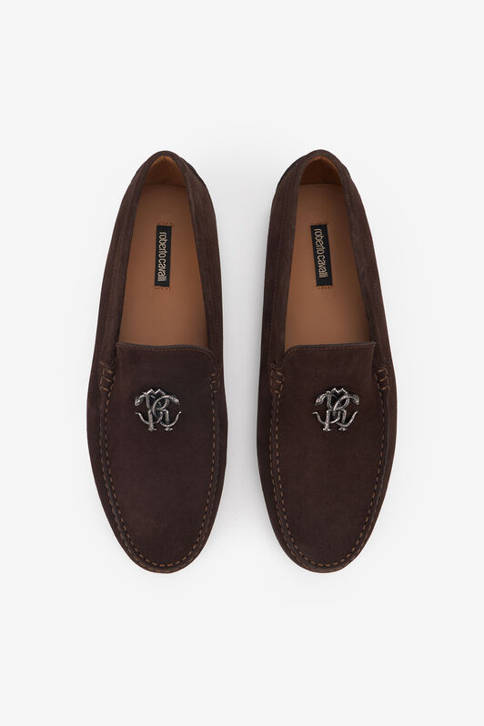 RC Mocassini marroni con monogramma RC RC Mocassini marroni con monogramma RC BROWN TOS00D-PC296