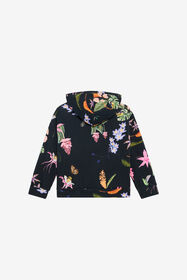 JU Floral Hoodie BLACK VJT69C-5OP32