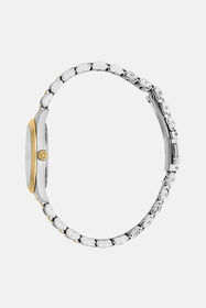 JC Set Just Cavalli Donna. Include un bracciale e un orologio Glam Argento/Oro RALT63-IT063