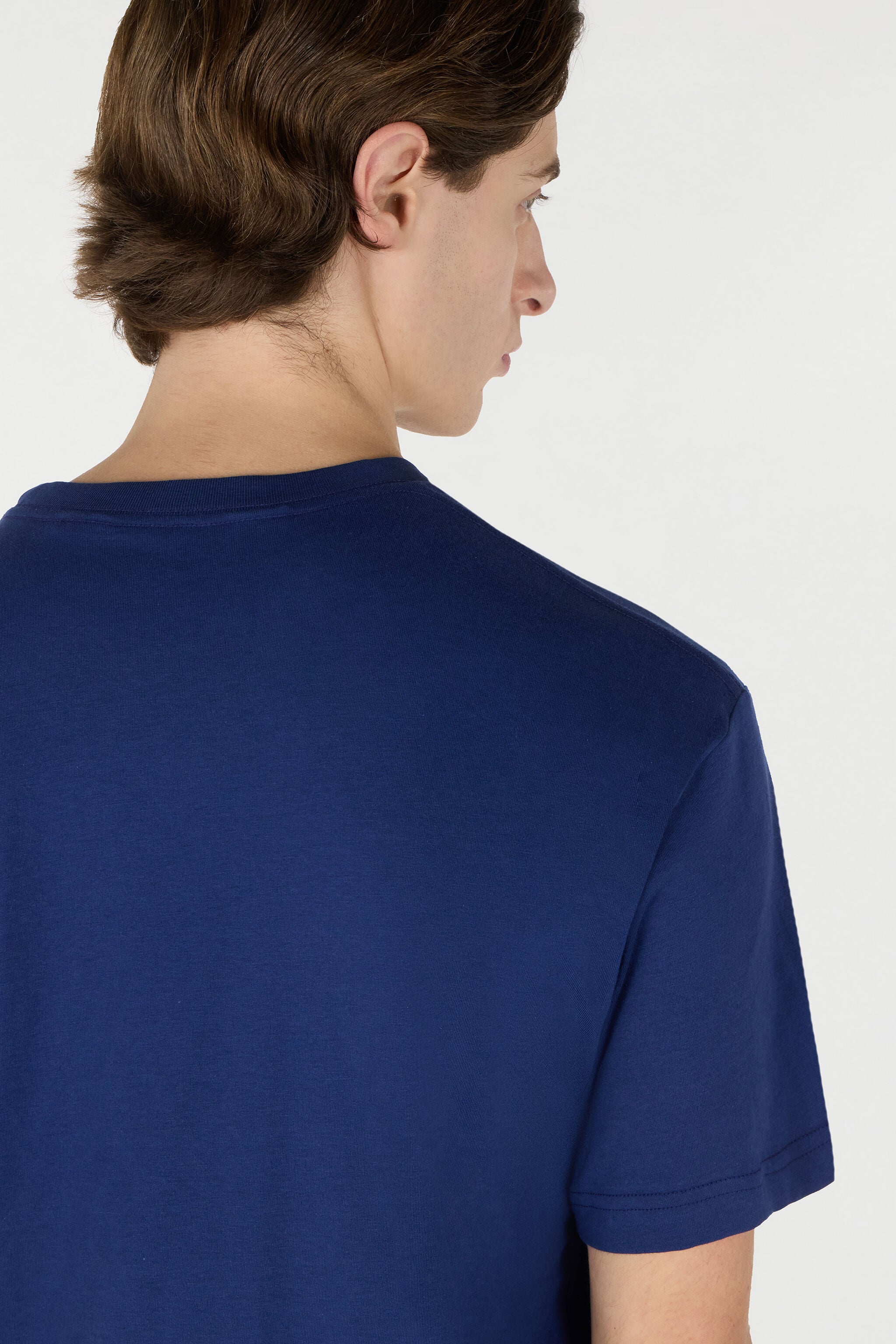 JC Camiseta Con Monograma JC JC Camiseta Con Monograma JC Azul oscuro TFT045-TF062