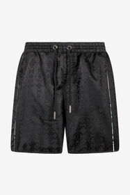 RC Swimsuit with Monogram print BLACK QOH00A-DJ005