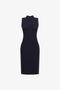 RC Robe Midi Bleu Foncé À Col Montant RC Robe Midi Bleu Foncé À Col Montant Bleu foncé NOT10A-KU014