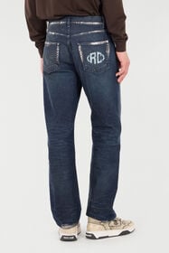 RC Jeans Mit Sandgestrahltem Effekt Und Kette Dunkelblau VRJ205-VT002