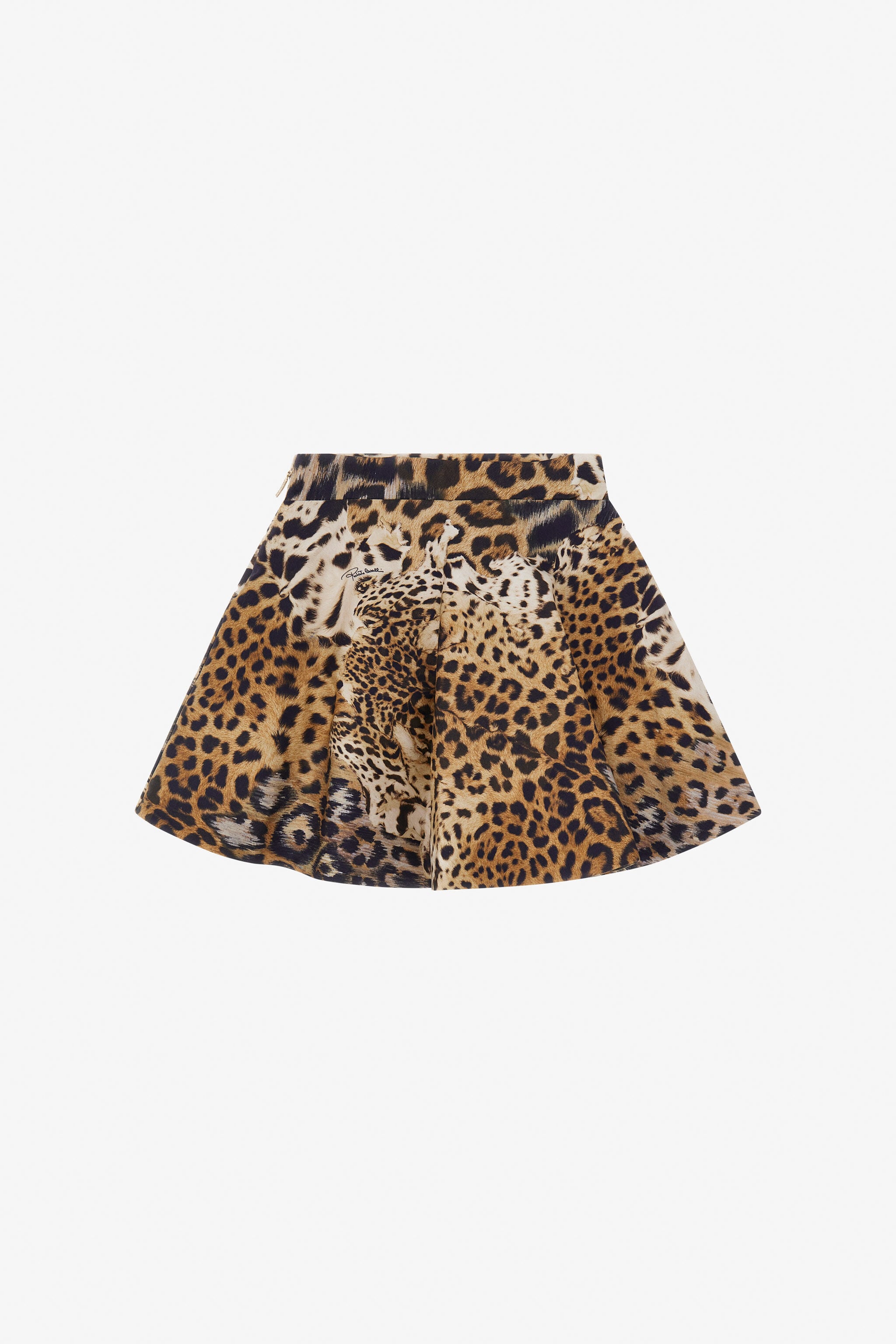 JU Skirt With Jaguar Skin Print JAGUARSKIN NATURAL TJT30A-6SM10