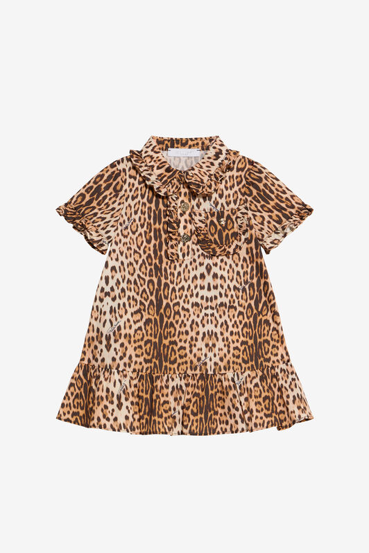 JU Leopard Print Dress JU Leopard Print Dress NATURAL VJT107-7MO52