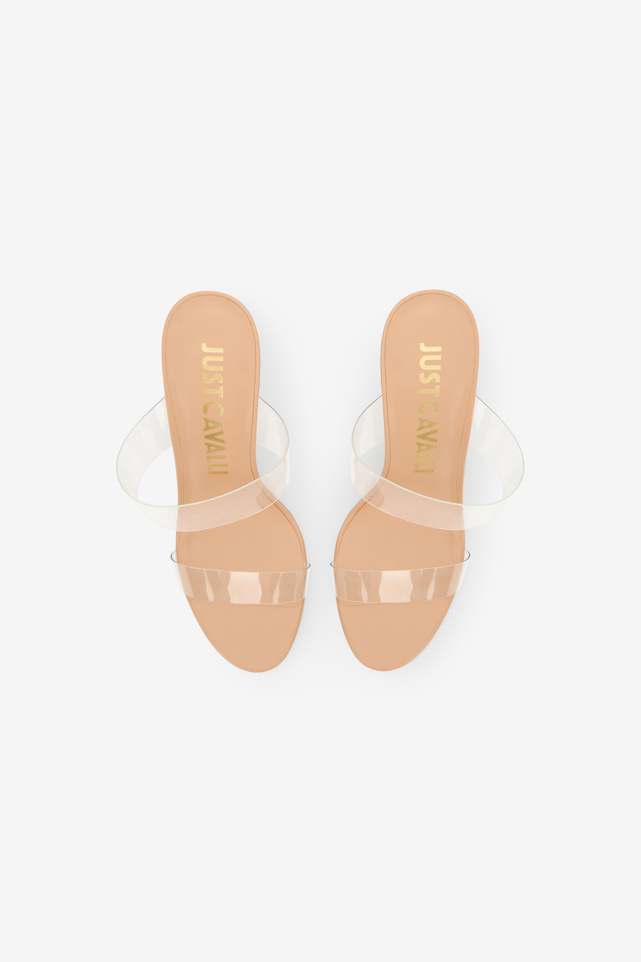 JC Mules Nude Con Tacco Geometrico WHITE UFS063-UF385