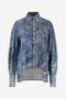 JC Chemise À Imprimé Floral JC Chemise À Imprimé Floral Bleu UFT144-UF210