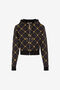 RC Panther Head And Chain-Print Zip Hoodie RC Panther Head And Chain-Print Zip Hoodie ORO/NERO/CRY PKT68D-5OE58