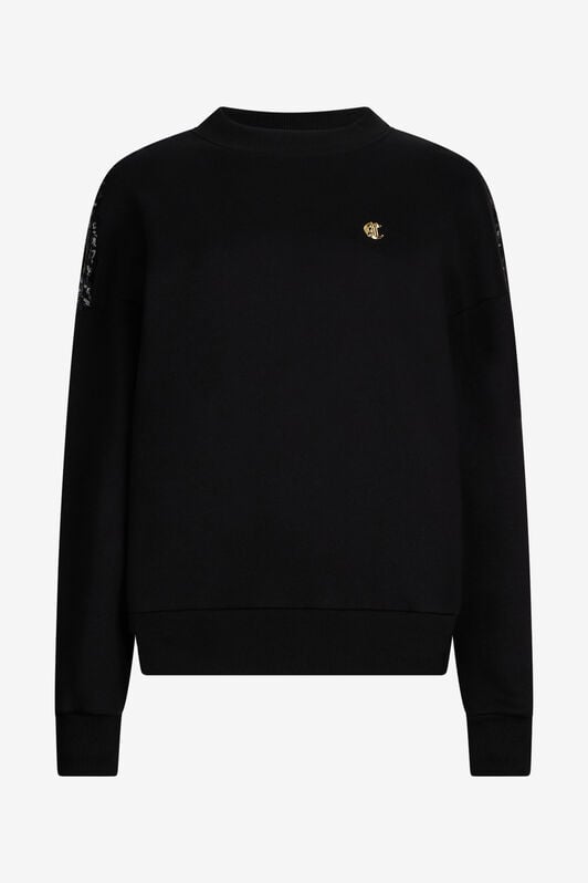 JC Black Sweatshirt With Sequined Back JC Black Sweatshirt With Sequined Back BLACK VFS030-VF354