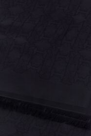 RC Stola Roberto Cavalli con stampa RC MONOGRAM Nero SYI00C-1HL61