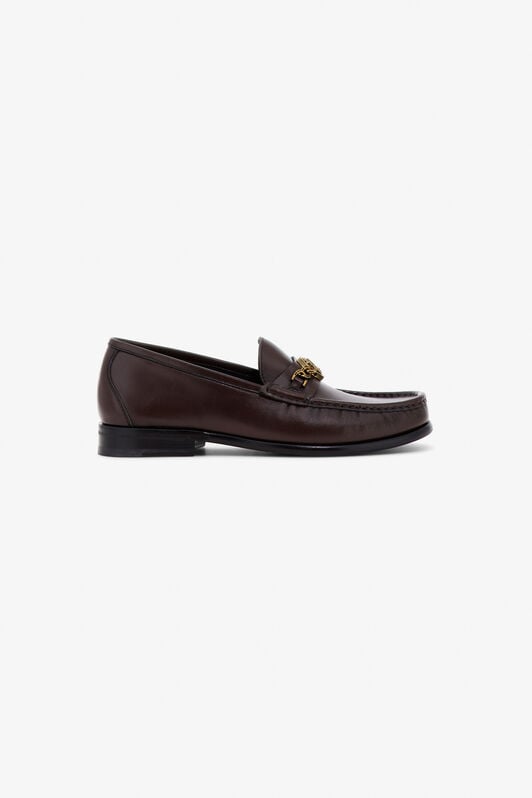 RC Chain-Embellished Loafers RC Chain-Embellished Loafers Dark brown TRS027-PZ078