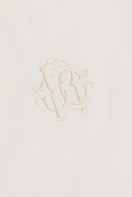 JU Monogram Zebra Print Blanket IVORY WJT805-JFR11