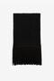 RC Ribbed-Knit Wool Scarf RC Ribbed-Knit Wool Scarf BLACK RRM654-MQ001