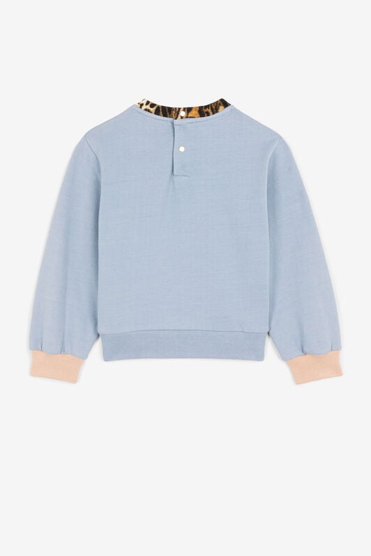 JU Wildlife-Print Sweatshirt JU Wildlife-Print Sweatshirt Light blue PJT951-CF050