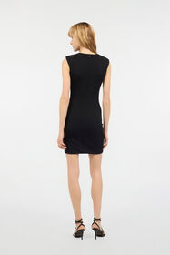 JC Sleeveless Mini Dress Black UFT181-UF247