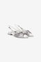 RC Ballerine Slingback In Pelle Metallizzata RC Ballerine Slingback In Pelle Metallizzata Argento TKS100-PZF01