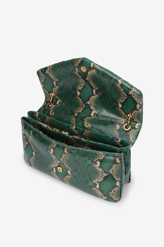 RC Green Bag With Python Print RC Green Bag With Python Print Dark green VWB002-PZ666